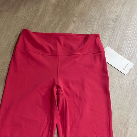Lululemon High Rise Nulu Flare Groove Pants In Raspberry Coulis - Picture 3 of 8